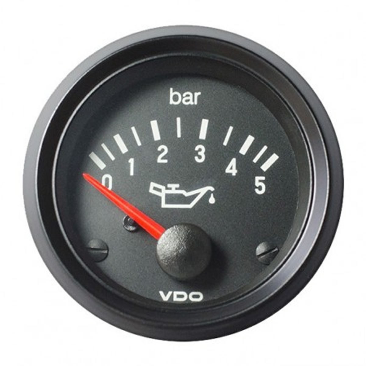 VDO Engine oil pressure Gauge 5Bar 52mm 12V